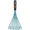 Balai à gazon Combisystem de Gardena : balai à main pour ramasser les déchets de jardin, largeur de travail 12 cm, en acier de qualité, poignée ergonomique, protection contre la corrosion (8919-20)(Balai à gazon)