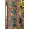 Balai à gazon Combisystem de Gardena : balai à main pour ramasser les déchets de jardin, largeur de travail 12 cm, en acier de qualité, poignée ergonomique, protection contre la corrosion (8919-20)(Couteau-émousseur)