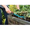 Balai à gazon Combisystem de Gardena : balai à main pour ramasser les déchets de jardin, largeur de travail 12 cm, en acier de qualité, poignée ergonomique, protection contre la corrosion (8919-20)(Griffe piocheuse)