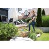 Balai à gazon Combisystem de Gardena : balai à main pour ramasser les déchets de jardin, largeur de travail 12 cm, en acier de qualité, poignée ergonomique, protection contre la corrosion (8919-20)(Balai à fleurs)