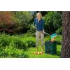 Balai à gazon/pelle combisystem Gardena : pratique pour balayer et soulever les feuilles et les déchets de jardin, avec dents en plastique robuste, largeur de travail 36,5 cm (3120-20)(Simple)
