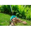 Balai à gazon/pelle combisystem Gardena : pratique pour balayer et soulever les feuilles et les déchets de jardin, avec dents en plastique robuste, largeur de travail 36,5 cm (3120-20)(Simple)