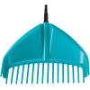 Balai à gazon/pelle combisystem Gardena : pratique pour balayer et soulever les feuilles et les déchets de jardin, avec dents en plastique robuste, largeur de travail 36,5 cm (3120-20)(Simple)
