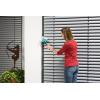 Balai tête de loup Combisystem de Gardena : balai d&rsquo;angle confortable pour enlever par exemple les toiles d&rsquo;araignée dans les coins (3634-20)(Gris (incliné))