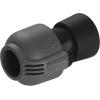 Coude 90° mâle de Gardena : pièce pour raccordement à l&rsquo;extrémité du tuyau, 25 mm x 1/2 Pouce, technologie de raccordement Quick&Easy, joint fileté auto-étanchéifiant (2780-20)(25 mm x 1&Prime; filetage femelle)