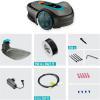 GARDENA Smart SILENO Free Set 750 m² Robot Tondeuse, sans Fil, pour pelouses jusqu&rsquo;à 750 m², Lona Intelligence, sans Fil périphérique, Fonctionnement Silencieux (19924-47)(350m2)