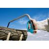 Gardena – Scie horticole Combisystem: lame de scie pivotant xe0 360xb0, blocage de lame anti-torsion, tension de lame rxe9glable, compatible avec tous les manches Combisystem (691-20)(76 cm)