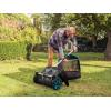 Gardena Aspirateur de Feuilles et de pelouse: Balayeuse mécanique pour Le Jardin, avec Sac de Capture Amovible, système de brosses rotatives, poignée Ergonomique, Silencieux (3565-88)