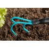 Gardena Butteur-rayonneur Combisystem: soc robuste avec une largeur de travail de 16 cm, accessoire idéal pour le buttage de pommes de terre et de légumes, compatible avec tous les manches (3118-20)(Griffe piocheuse (9 cm))