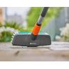 Gardena Cleansystem Brosse à Manche Dure : Brosse pour Le Nettoyage intensif des Surfaces Peu sensibles, Poils de différentes Longueurs, raccord au Manche Cleansystem, Grandes Surfaces (18816-20)(Simple)