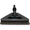 Gardena Cleansystem Brosse à Manche Souple Flex : Nettoyage Surfaces sensibles, Forme Triangulaire, Poils Souples, Articulation pivotante, raccord au Manche Cleansystem, Grandes Zones (18812-20)