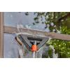 Gardena Cleansystem Brosse à Manche Souple Flex : Nettoyage Surfaces sensibles, Forme Triangulaire, Poils Souples, Articulation pivotante, raccord au Manche Cleansystem, Grandes Zones (18812-20)