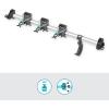 Gardena Device Holder Plus: Support Mural pour Outils ménagers et de Jardin, 78 cm de Large, Max 60 kg, Peu encombrant, Extensible de manière Flexible, Peut être équipé Individuellement (3509-20)