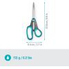 Gardena HerbCut : Ciseaux à herbes en acier inoxydable pour couper les herbes ligneuses, lame de 52 mm, manches en plastique recyclé, avec fonction défoliation pour le romarin par exemple (12214-20)(polyvalent)