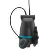 Gardena Kit anti-innondations 10500: pompe submersible de débit 10500 l/h, fonctionnement automatique, filtre à particules jusqu’à 25 mm, avec raccord de tuyau et coffre de rangement, 400 W (9009-47)