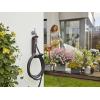 Gardena Liano Rangement de tuyau TapFix: Permet de ranger un tuyau Liano jusqu’à 20 m, montage sans vis, résistant aux UV et au gel, compatible avec filetage G 1, G 3/4 et G ½ pouces (18590-20)(15m + TapFix)
