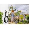 Gardena Liano Rangement de tuyau TapFix: Permet de ranger un tuyau Liano jusqu’à 20 m, montage sans vis, résistant aux UV et au gel, compatible avec filetage G 1, G 3/4 et G ½ pouces (18590-20)(Support tuyau Liano TapFix)