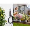 Gardena Liano Rangement de tuyau TapFix: Permet de ranger un tuyau Liano jusqu’à 20 m, montage sans vis, résistant aux UV et au gel, compatible avec filetage G 1, G 3/4 et G ½ pouces (18590-20)(Support tuyau Liano TapFix)