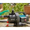 Gardena Pompe de jardin 3700/4 P Basic: Pompe d&rsquo;arrosage, débit 3700 l/h, puissance 800 W, longue durée de vie grâce à un arbre en inox, boîtier en fonte, possibilité de raccord arroseur (9015-47)