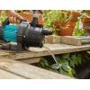 Gardena Pompe de jardin 3700/4 P Basic: Pompe d&rsquo;arrosage, débit 3700 l/h, puissance 800 W, longue durée de vie grâce à un arbre en inox, boîtier en fonte, possibilité de raccord arroseur (9015-47)