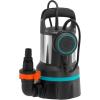Gardena Pompe submersible eau claire 8600, Acier inoxydable, Noir, Bleu, jusqu&rsquo;à 8.600 l/h – Flotteur(jusqu&rsquo;à 11.000 l/h – Flotteur)