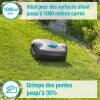 Gardena SILENO Life : Tondeuse Robot pour Surface de jusqu&rsquo;à 1000 m², Fonction Easy-Passage, pentes jusqu&rsquo;à 35%, Silencieux, Version FR/NL (15102-26)