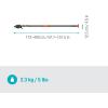 Gardena StarCut Pro L Set, taille-arbres et arbustes, avec scie et adaptateur, télescopique, coupe en dérivation, portée de 175 à 400 cm, pour branches jusqu&rsquo;à 32 mm (12082-20)(Longueur: 175 – 400 cm)