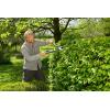 Gardena Taille-Haies EasyCut Ciseaux de Jardin légers pour la Coupe de Haies et de buissons, 20 cm, Lames avec revêtement Anti-adhérant, poignée en Plastique Ergonomique (12301-20)(Longueur de lame: 23cm | boîte de vitesses à deux étages)