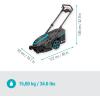 Gardena Tondeuse à Gazon sans Fil PowerMax Duo 46/36V Solo: Technologie DuoBlade, Largeur de Coupe 46 cm, Compatible Power for All, Design Ergonomique (14646-55)(Solo)