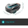 Gardena Tondeuse Robot Smart SILENO Life 1000 m² Set: Technologie Lona IA innovante, réglage Via Application, SensorControl, pour pentes 35% Max, passerelle Smart, FR-Version (19702-66)(400m2)