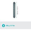 Gardena combisystem tool strip Flex : système d&rsquo;organisation pour outils de maison et de jardin, avec fiches individuelles, en matériau recyclé, extensible, peut être équipé individuellement (3505-20)(anthracite  turquoise)