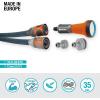 Gardena kit Liano Xtreme 1/2 pouce, 10 m: Tuyau d’arrosage textile extrêmement robuste, pour robinets d’eau intérieurs, avec intérieur en PVC, léger, résistant aux intempéries (18460-20)
