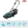 Gardena set tondeuse à gazon sans fil PowerMax 37/36V P4A, prêt à l’emploi: Tondeuse <350 m², largeur coupe 37 cm, volume bac 45 l, rég. central haut. coupe, moteur PowerPlus mode éco (14638-20)(37cm)
