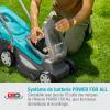 Gardena set tondeuse à gazon sans fil PowerMax 37/36V P4A, prêt à l’emploi: Tondeuse <350 m², largeur coupe 37 cm, volume bac 45 l, rég. central haut. coupe, moteur PowerPlus mode éco (14638-20)(32cm (année du modèle 2023))
