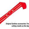 Lame de rechange Gardena : lame de tondeuse à gazon pour tondeuses électriques PowerMax 1400/32 et 34E, coupe de précision pour d&rsquo;excellents résultats de coupe, accessoires d&rsquo;origine Gardena (4101-20)(pour réf. 4075/5037)