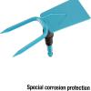 Serfouette Combisystem de Gardena : houe avec lame droite, 2 dents, largeur de travail 7,5 cm, en acier de haute qualité, revêtement Duroplast (3218-20)(7 5 cm)