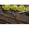 Serfouette Combisystem de Gardena : houe avec lame droite, 2 dents, largeur de travail 7,5 cm, en acier de haute qualité, revêtement Duroplast (3218-20)(7 cm)