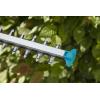 Taille-haies électrique EasyCut 500/55 de Gardena : taille-haies électrique avec moteur de 500 W, 55 cm de longueur de lame, écartement des dents de 18 mm, butée de protection (9832-20)(Longueur de lame: 50 cm | 550 W)