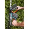 Taille-haies électrique PowerCut 700/65 de Gardena : taille-haies avec moteur de 700 W, 65 cm de longueur de lame, écartement des dents de 27 mm, poignée ergonomique et butée de protection (9835-20)(Unique)