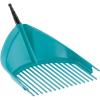Balai à gazon/pelle combisystem Gardena : pratique pour balayer et soulever les feuilles et les déchets de jardin, avec dents en plastique robuste, largeur de travail 36,5 cm (3120-20)(Simple)