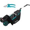 Gardena Aspirateur de Feuilles et de pelouse: Balayeuse mécanique pour Le Jardin, avec Sac de Capture Amovible, système de brosses rotatives, poignée Ergonomique, Silencieux (3565-88)