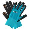 Gardena Bébé garçon Gant de Jardinage et de Sol Taille 10/XL, Turquoise/Noir/Gris/Orange, XL (Lot de 1)(XL (Lot de 1))