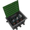 Gardena Boîtier de commande Bluetooth 9 V : Boîtier de commande pour arrosage automatique et fiable, configurable via appli Bluetooth, sans câble (01287-20)(Regard montable V3 + 3 x 9V Bluetooth)
