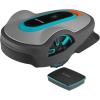 Gardena Tondeuse Robot Smart SILENO Life 1000 m² Set: Technologie Lona IA innovante, réglage Via Application, SensorControl, pour pentes 35% Max, passerelle Smart, FR-Version (19702-66)(500m2)