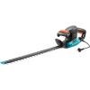 Taille-haies électrique EasyCut 500/55 de Gardena : taille-haies électrique avec moteur de 500 W, 55 cm de longueur de lame, écartement des dents de 18 mm, butée de protection (9832-20)(Longueur de lame: 55 cm | 500 W)