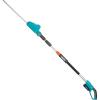 Taille-haies sans fil télescopique THS 42/18 V P4A Gardena, sans batterie : Taille-haies d&rsquo;une portée maximale de 3 m, longueur de la lame 42 cm, tête de coupe inclinable (14732-55)(avec batterie)