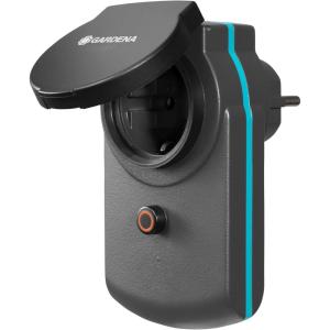 Adaptateur Smart Power de Gardena : connecteur commutable pour l&rsquo;extérieur pour Le raccordement d&rsquo;appareils électriques au Smart System de Gardena, p. ex. pour Pompes ou éclairages (19095-20)(1 pièce)