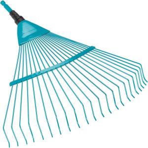 Balai à Gazon Acier Combisystem de Gardena : râteau à Feuillage, Largeur de Travail de 50 cm, idéal pour balayer Les déchets de Jardin, Compatible avec Tous Les Manches CS (3102-20)(Balai à gazon (50 cm))