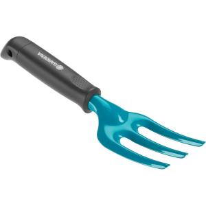 Couteau désherbeur de Gardena : outil de jardin idéal pour enlever efficacement les mauvaises herbes, poignée ergonomique, protégé contre la corrosion, longueur de travail 14,5 cm (8935-20)(Fourche à fleurs)