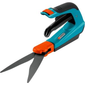GARDENA Cisailles à gazon orientables Comfort: cisailles avec tranchants orientables à 360° pour droitiers et gauchers, tranchants dentelés pour une coupe précise, revêtement anti-adhésif (8734-20)(Cisaille à gazon orientable Comfort (Emballé))